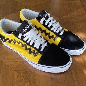 Vans Old Skool Peanuts Charlie Brown. Size 12